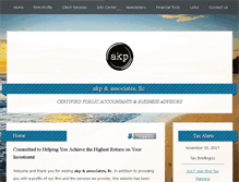 Tablet Screenshot of akpassociates.com
